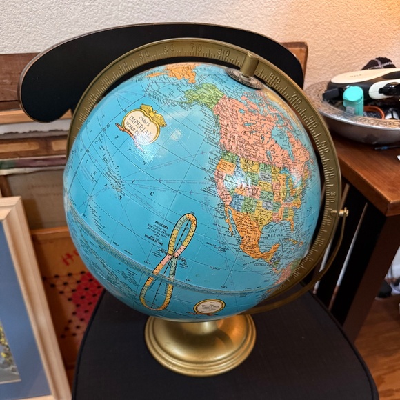 Cram's World Globe - Picture 1 of 4